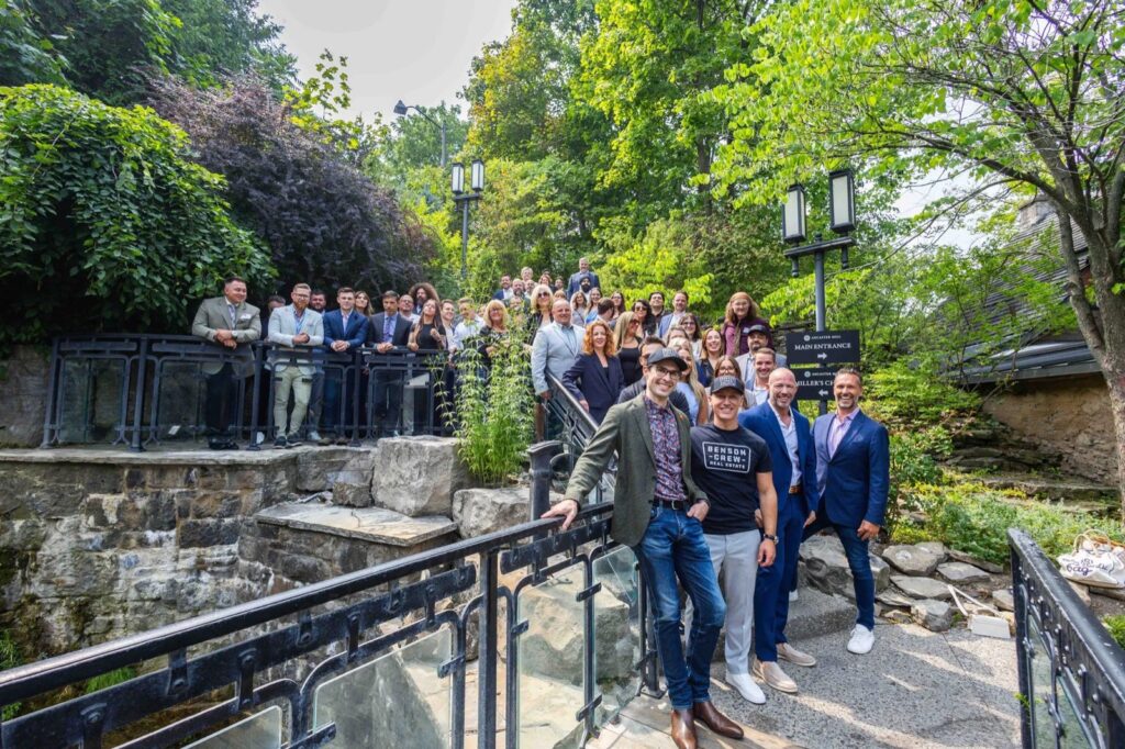 Benson Crew real estate team members at the team launch event