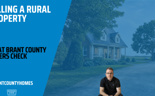 Rural property in Brant County prepared for buyers before listing