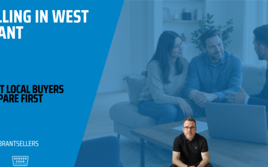 West Brant homeowners preparing their home for sale with a local real estate agent